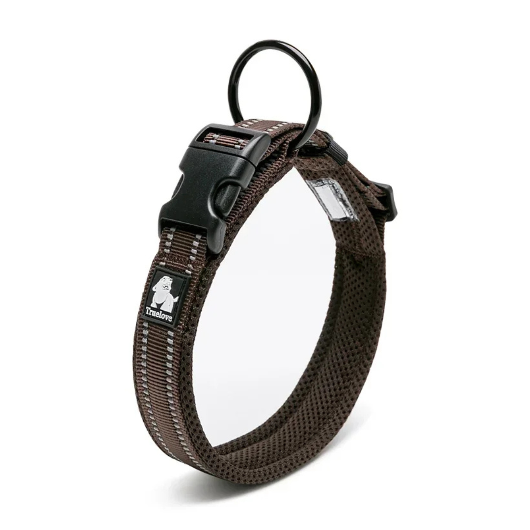 Truelove Reflective Mesh Padded Pet Dog Collar