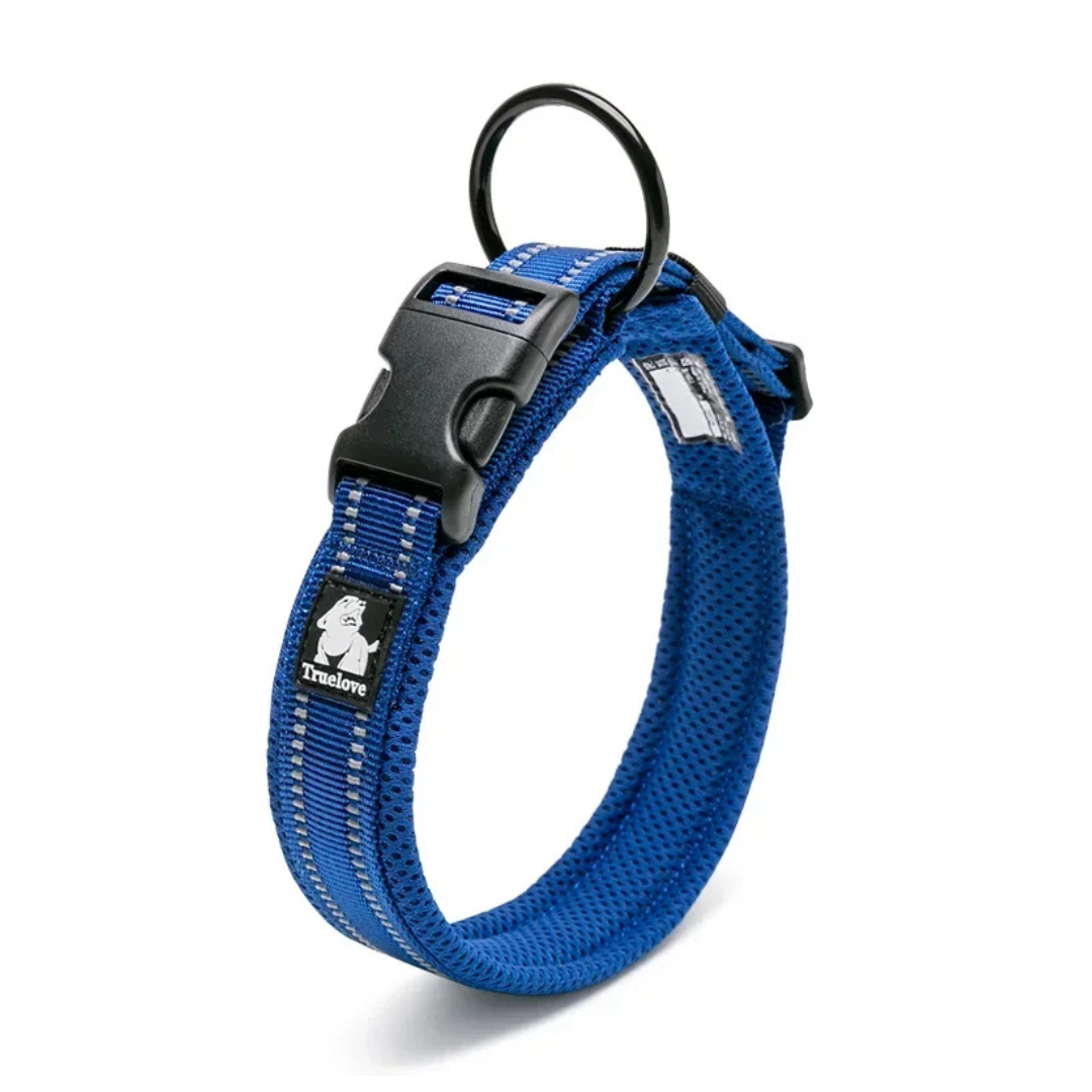 Truelove Reflective Mesh Padded Pet Dog Collar