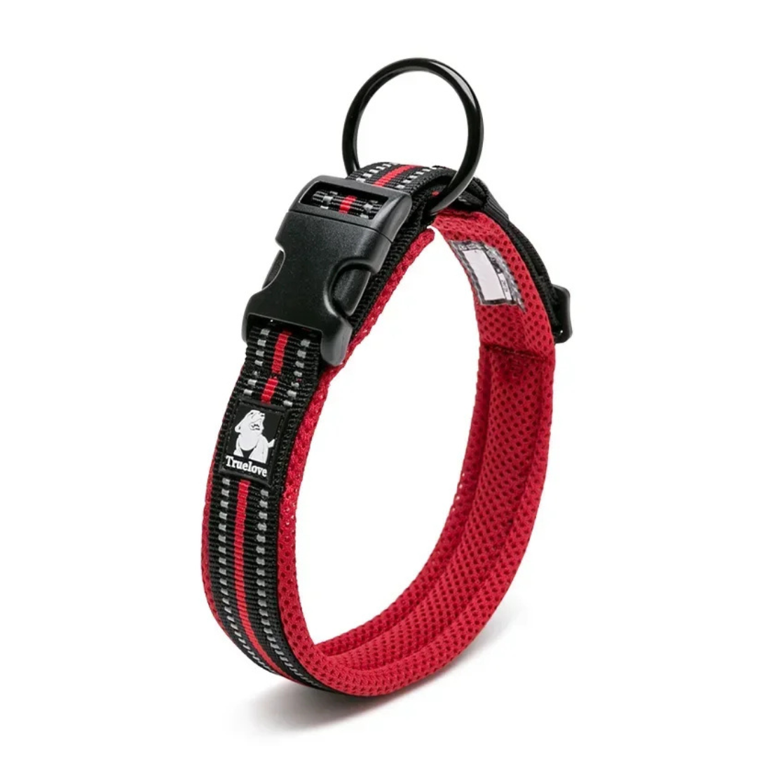 Truelove Reflective Mesh Padded Pet Dog Collar