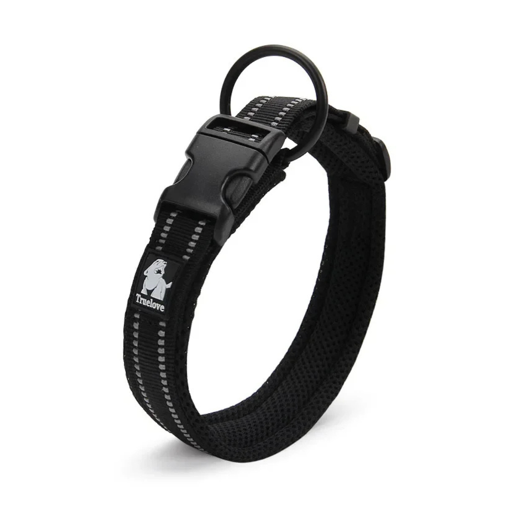 Truelove Reflective Mesh Padded Pet Dog Collar