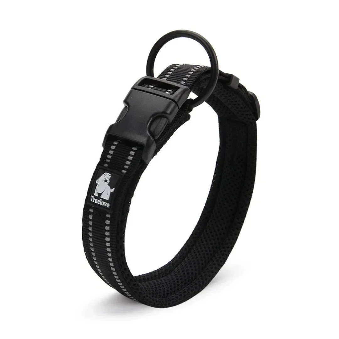 Truelove Reflective Mesh Padded Pet Dog Collar