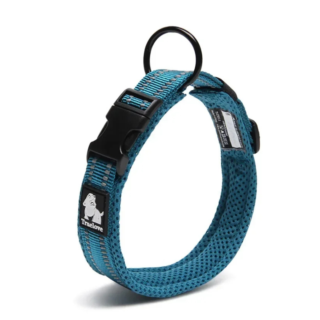 Truelove Reflective Mesh Padded Pet Dog Collar