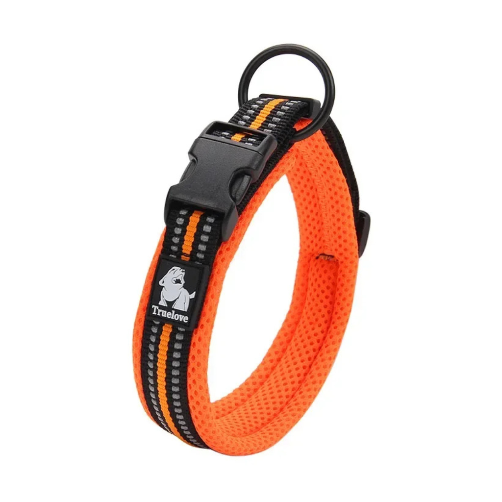 Truelove Reflective Mesh Padded Pet Dog Collar