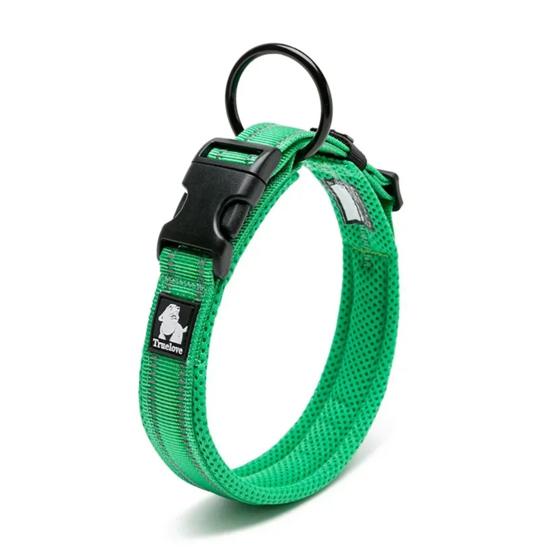 Truelove Reflective Mesh Padded Pet Dog Collar