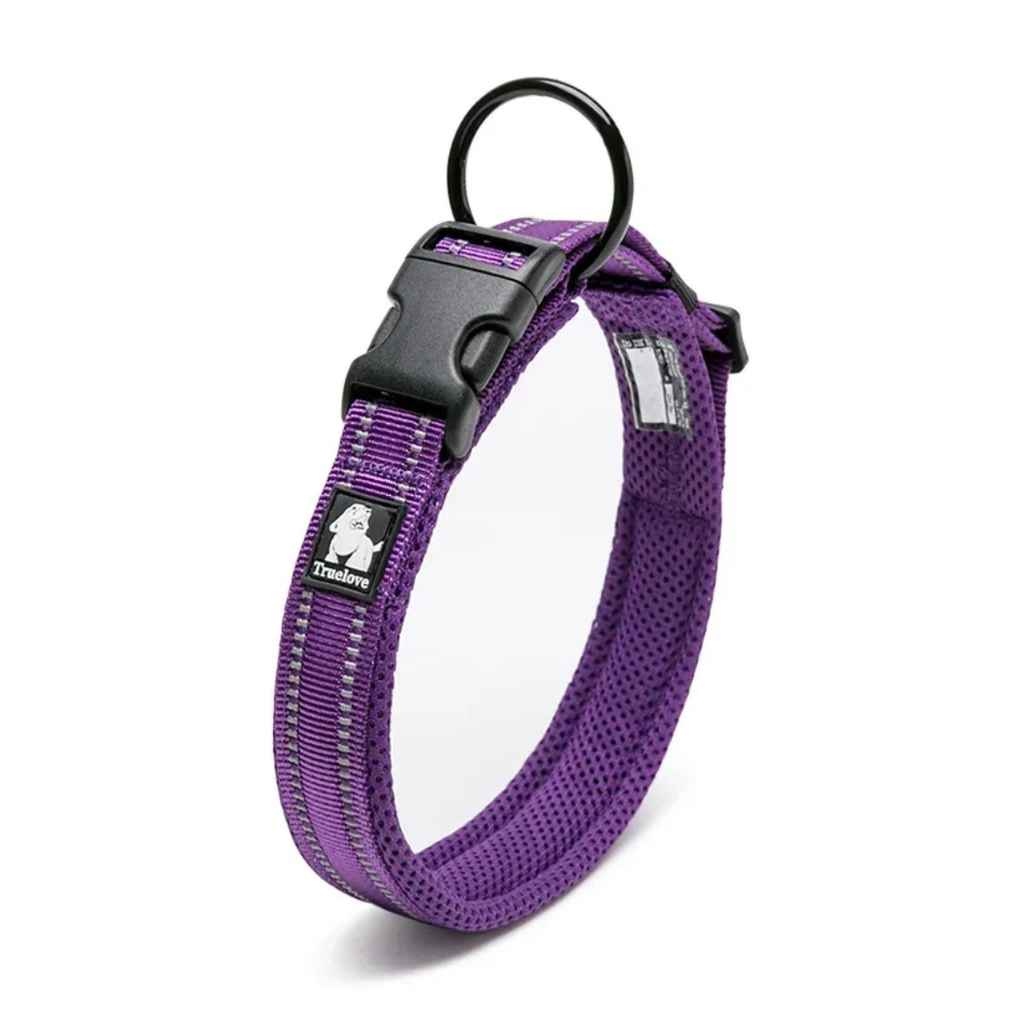 Truelove Reflective Mesh Padded Pet Dog Collar
