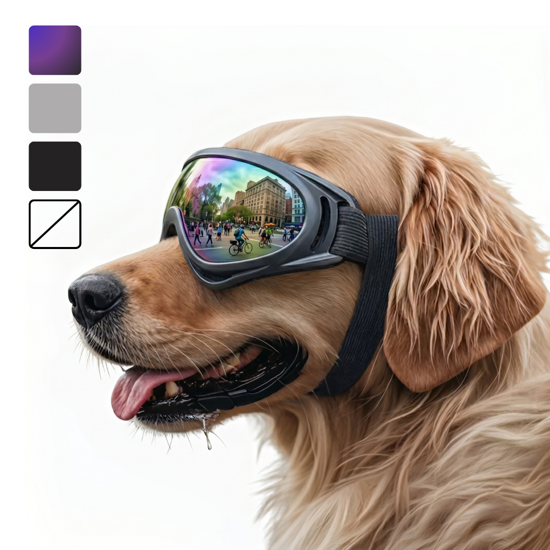 Pet Dog Goggles UV Sunglasses Windproof Snowproof Eye Protection Glasses