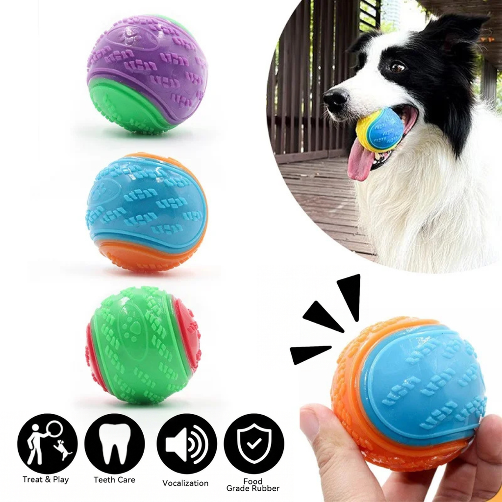 Interactive Squeaky Dog Ball