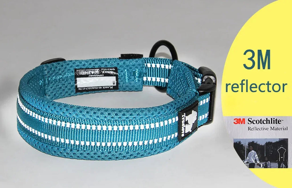 Truelove Reflective Mesh Padded Pet Dog Collar