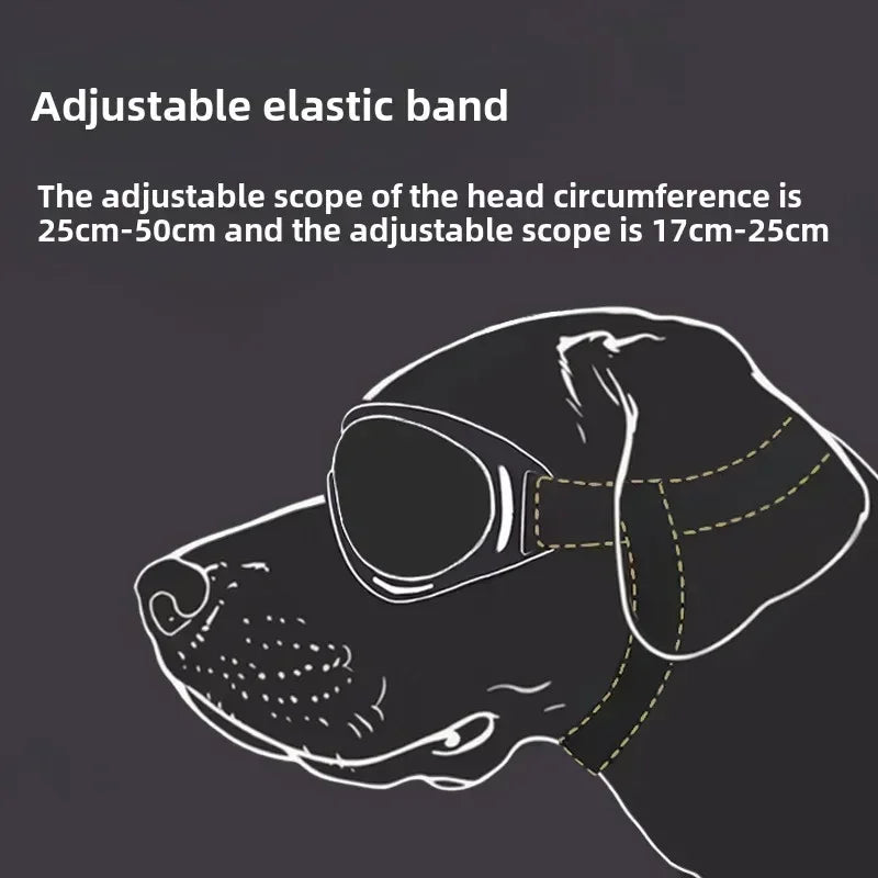 Pet Dog Goggles UV Sunglasses Windproof Snowproof Eye Protection Glasses