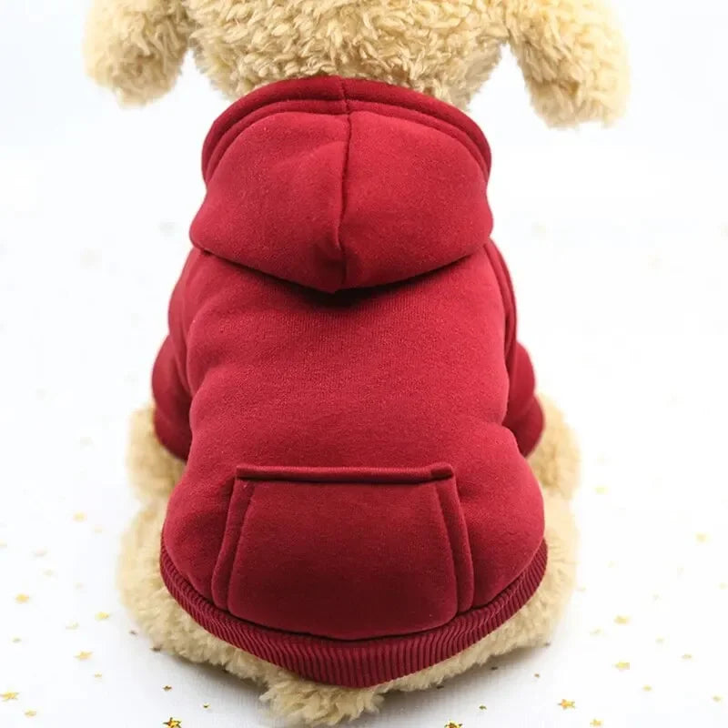 Warm Hooded Pet Sweater