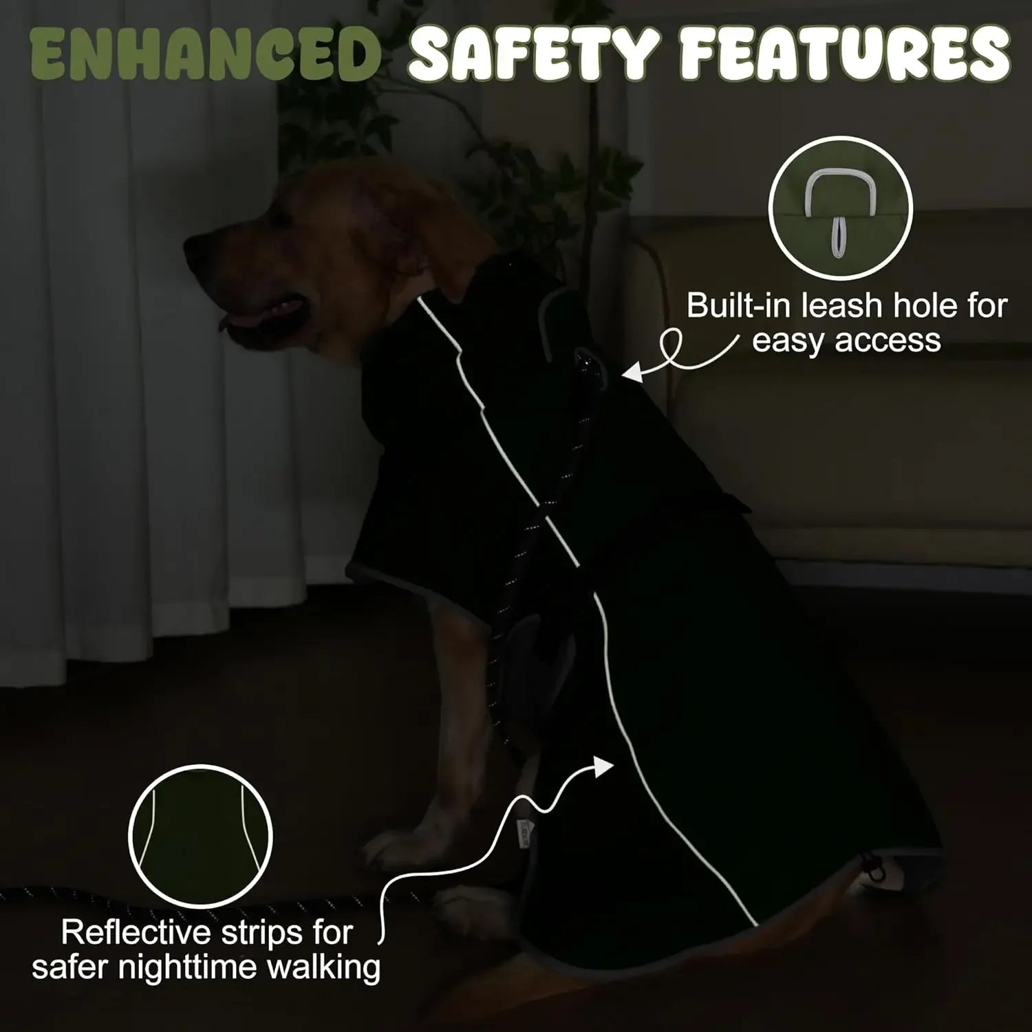 Dog Raincoat Windbreaker for Dogs