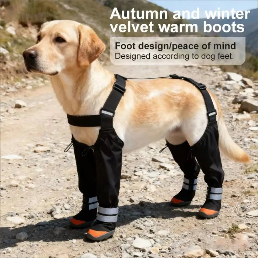Non-Slip Dog Suspender Boots